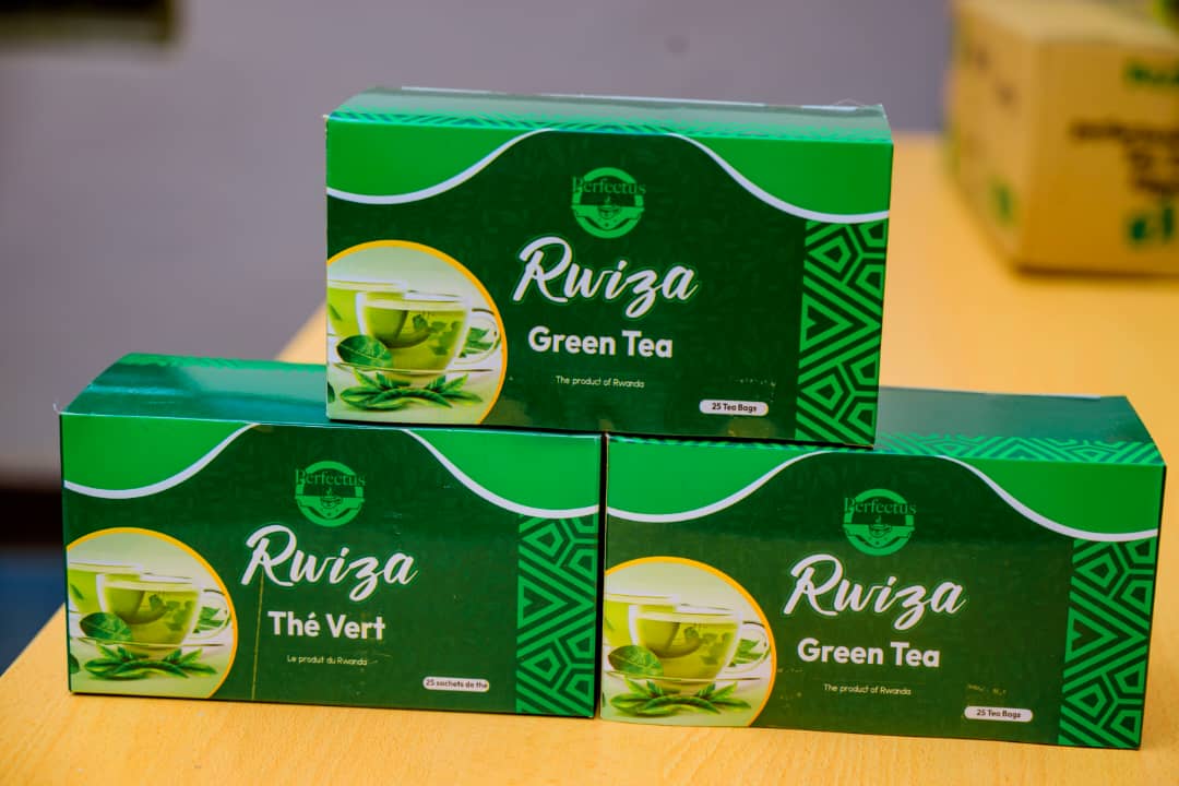 Green tea products from Rwanda